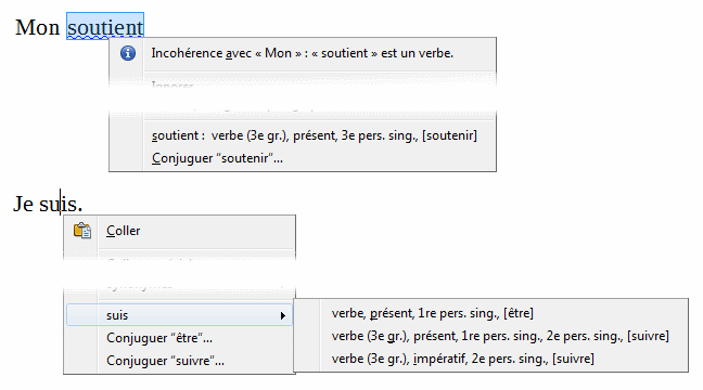 Grammalecte · Lexicographe